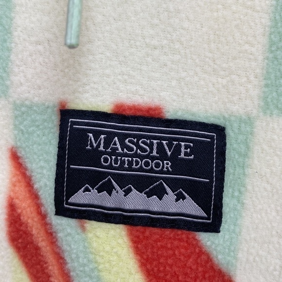 MASSIVE Outdoor Fleece Zip-up Hood Sweater Jacket Women’s Size Small - Picture 5 of 16